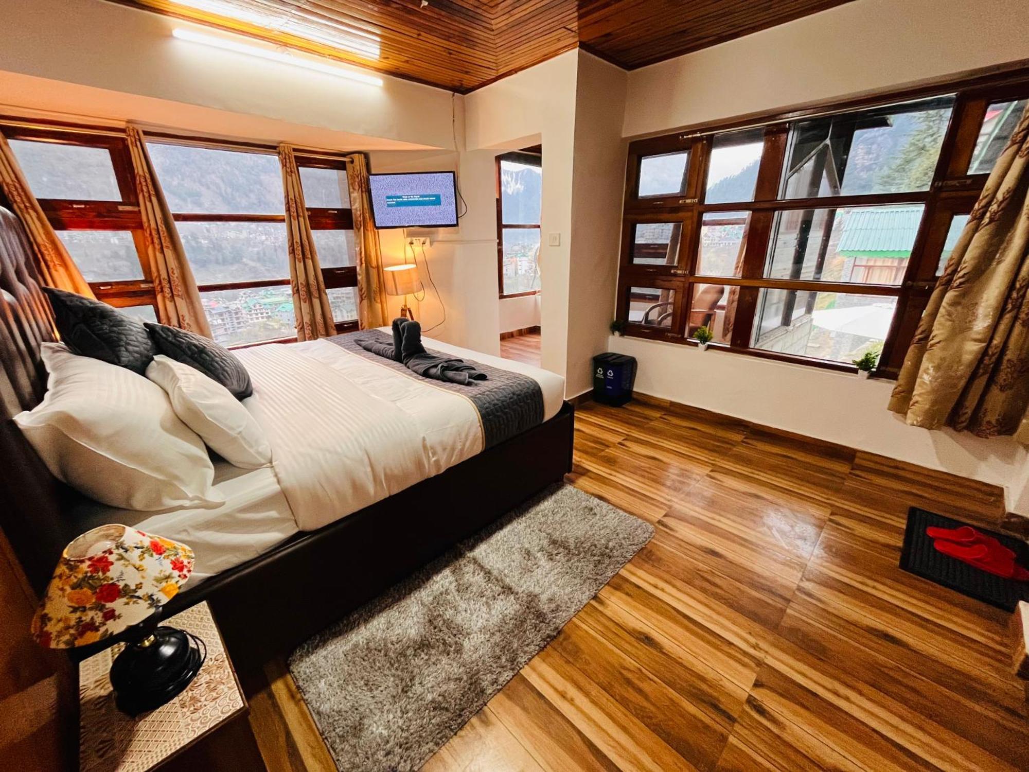 Himalayan River Mountain View 2 Bedrooms Cottage, Manali Ngoại thất bức ảnh